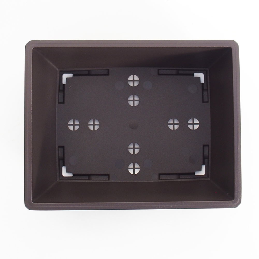 Műanyag tál MP-14 23,5 x 18,5 x 8 cm szín barna