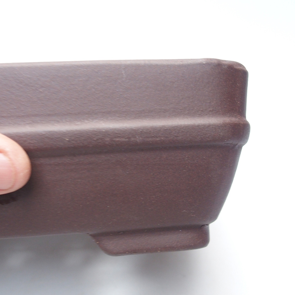 Tál 21 x 17 x 7,5 cm barna színben