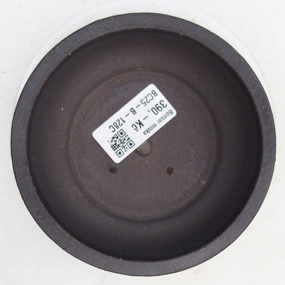 Kerámia bonsai tál 11,5 x 11,5 x 4,5 cm, fekete