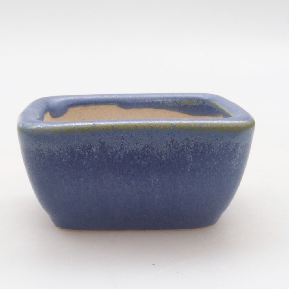 Mini bonsai tál 5,5 x 4 x 2,5 cm, kék színben