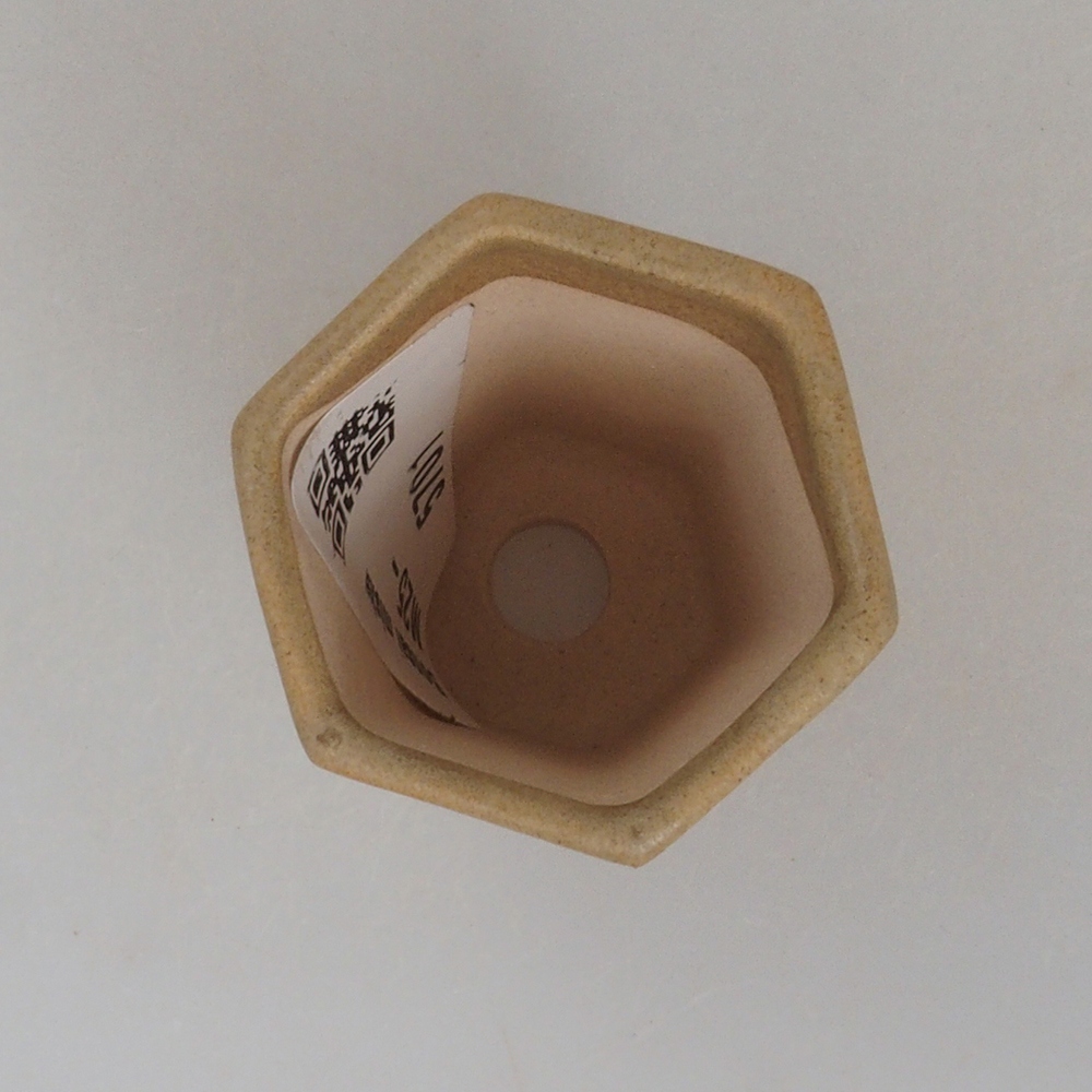 Mini bonsai tál 4 x 3,5 x 5,5 cm, barna