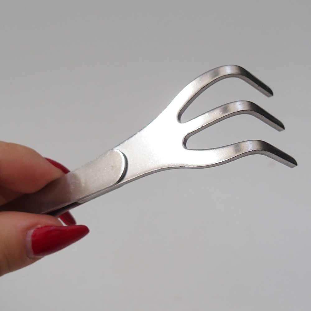 Fogó és hajlított csipesz 22 cm - rozsdamentes acél