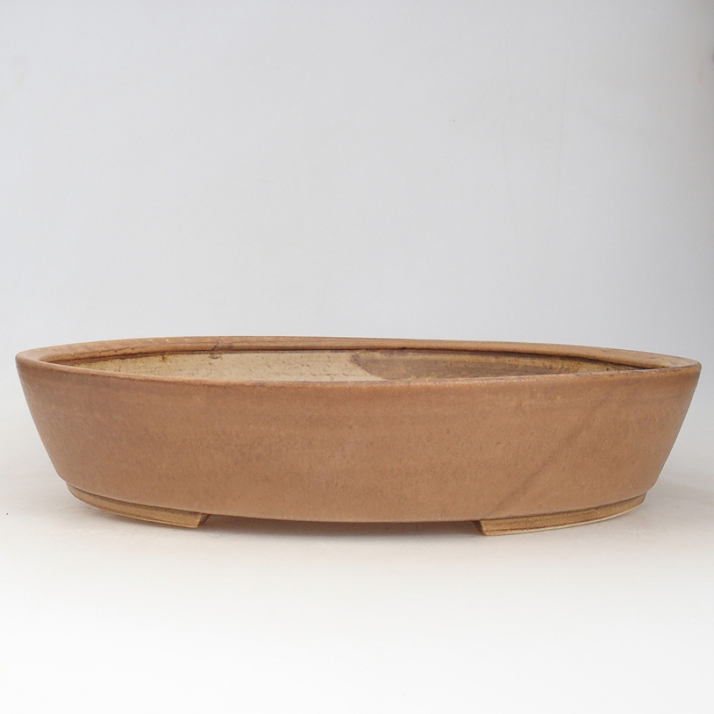 kerámia bonsai tál 32 x 28 x 6 cm, rózsaszínű
