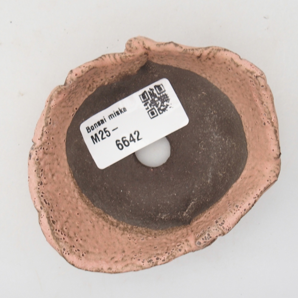 Kerámia kagyló 9 x 7,5 x 4 cm , rózsaszín színben