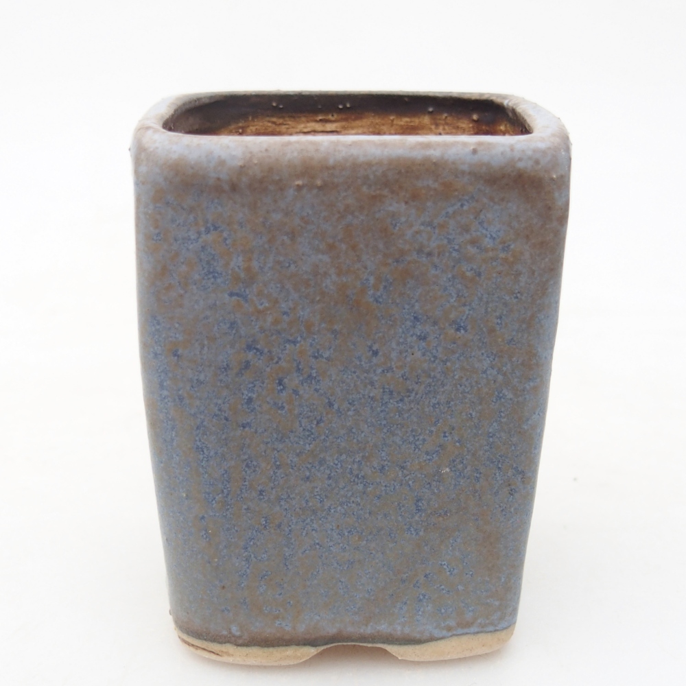 kerámia bonsai tál 5 x 5 x 6,5 cm, kék színben