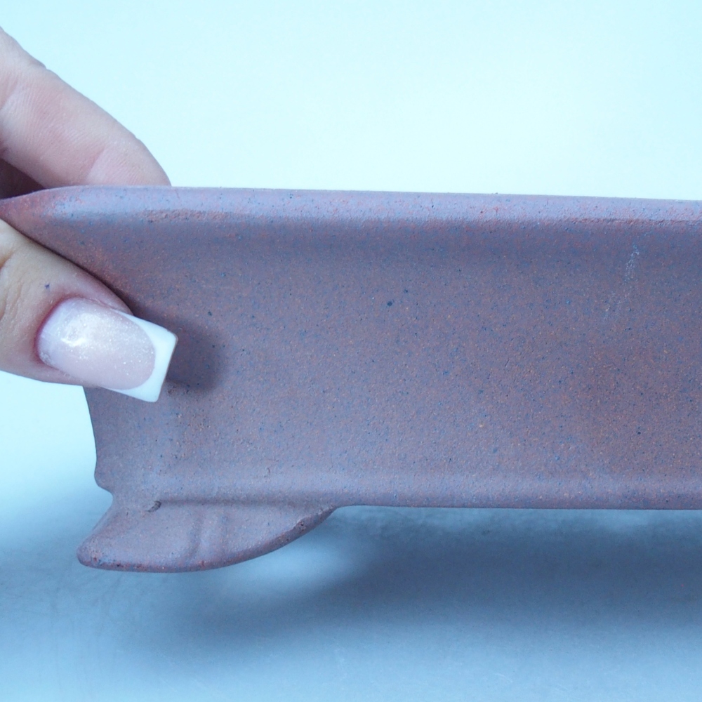 Tál 21 x 15 x 5,5 cm barna színben