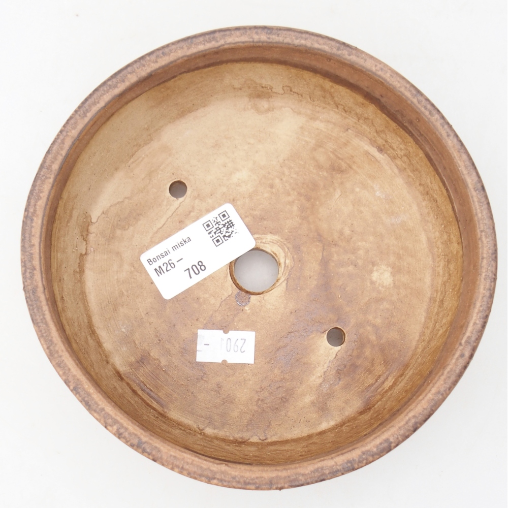 Kerámia bonsai tál 15,5 x 15,5 x 5 cm, rózsaszínű