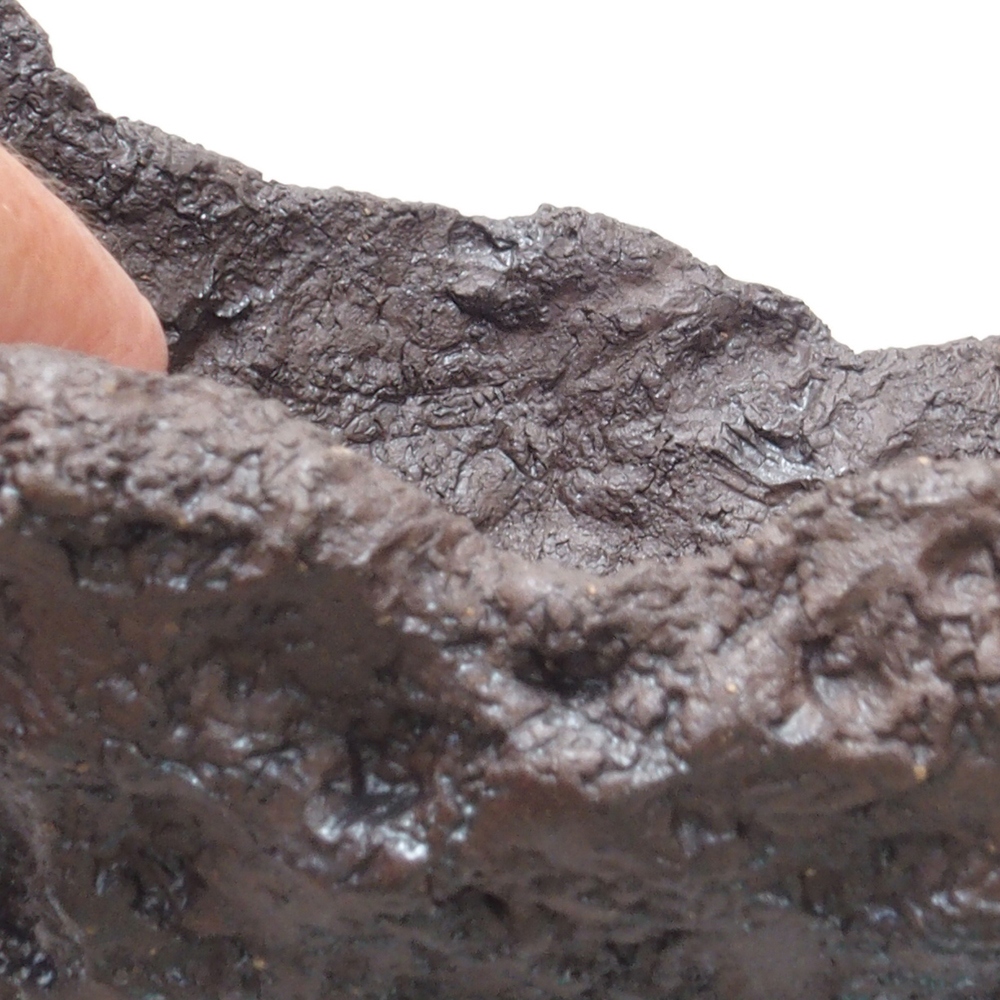 Kerámia kagyló 18 x 14 x 14 cm , színe barna