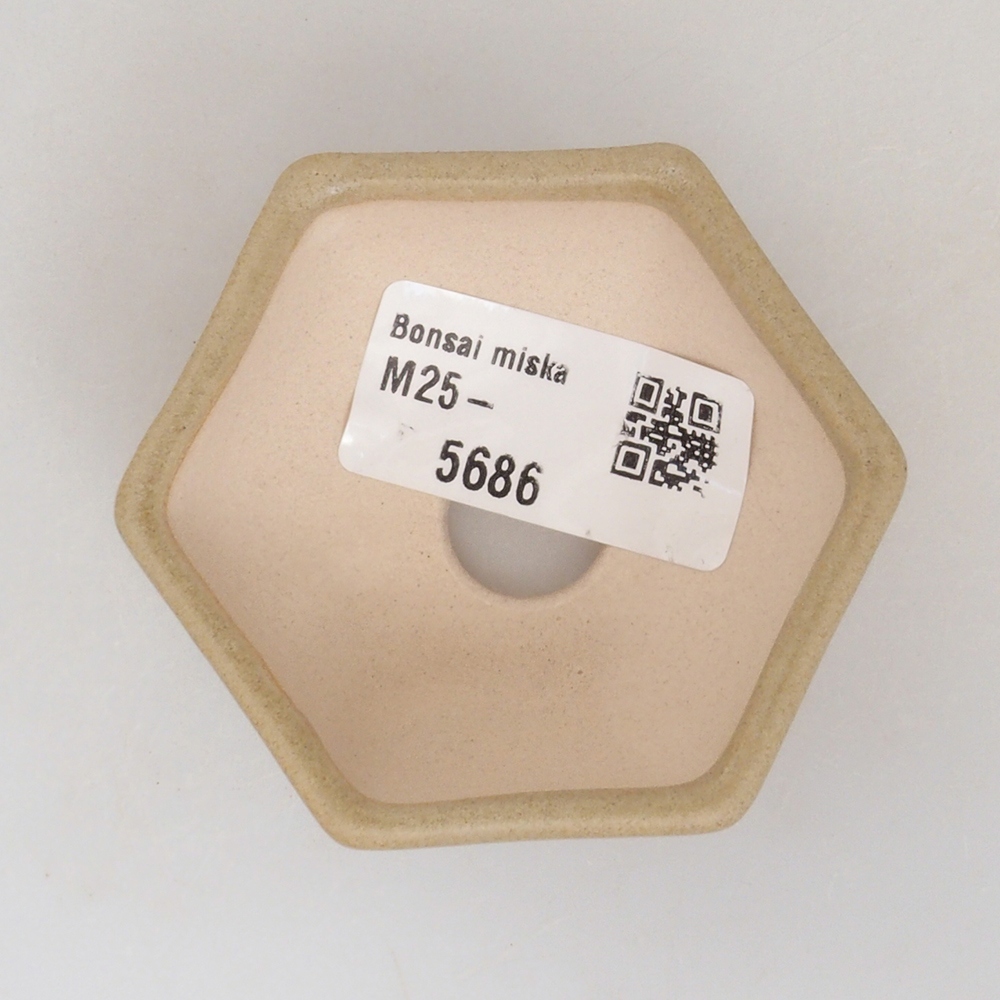 Mini bonsai tál 6,5 x 6 x 2,5 cm, barna