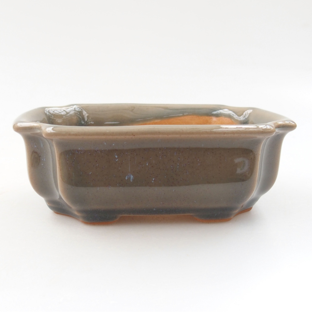kerámia bonsai tál 22 x 17 x 5 cm, zöld