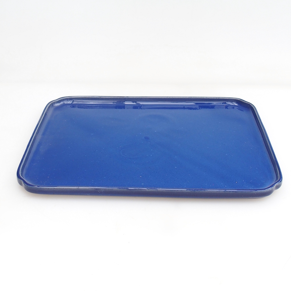 Kerámia tál H07 - 28 x 19 x 1,5 cm - barna