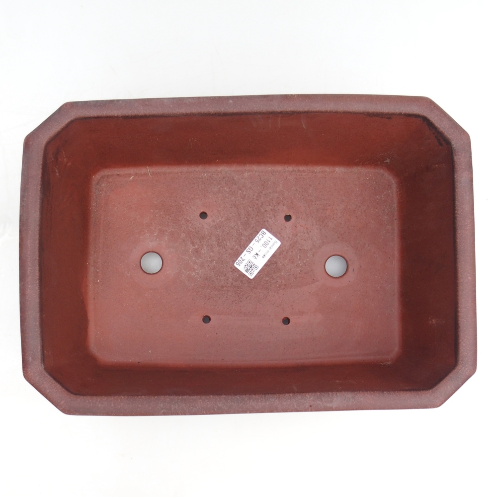 kerámia bonsai tál 32,5 x 22,5 x 11,5 cm, barna