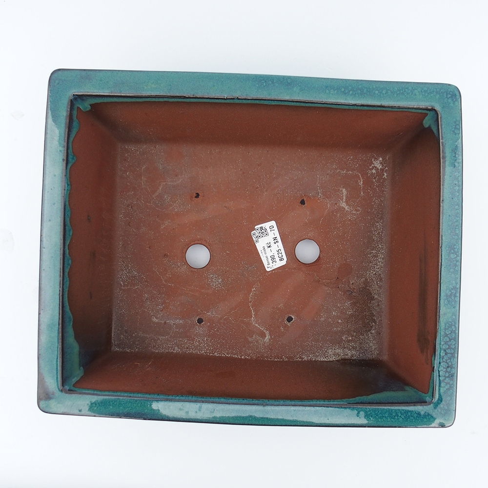 Tál 33,5 x 27,5 x 12,5 cm kékeszöld