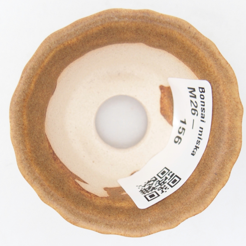 Mini bonsai tál 5,5 x 5,5 x 3 cm, barna