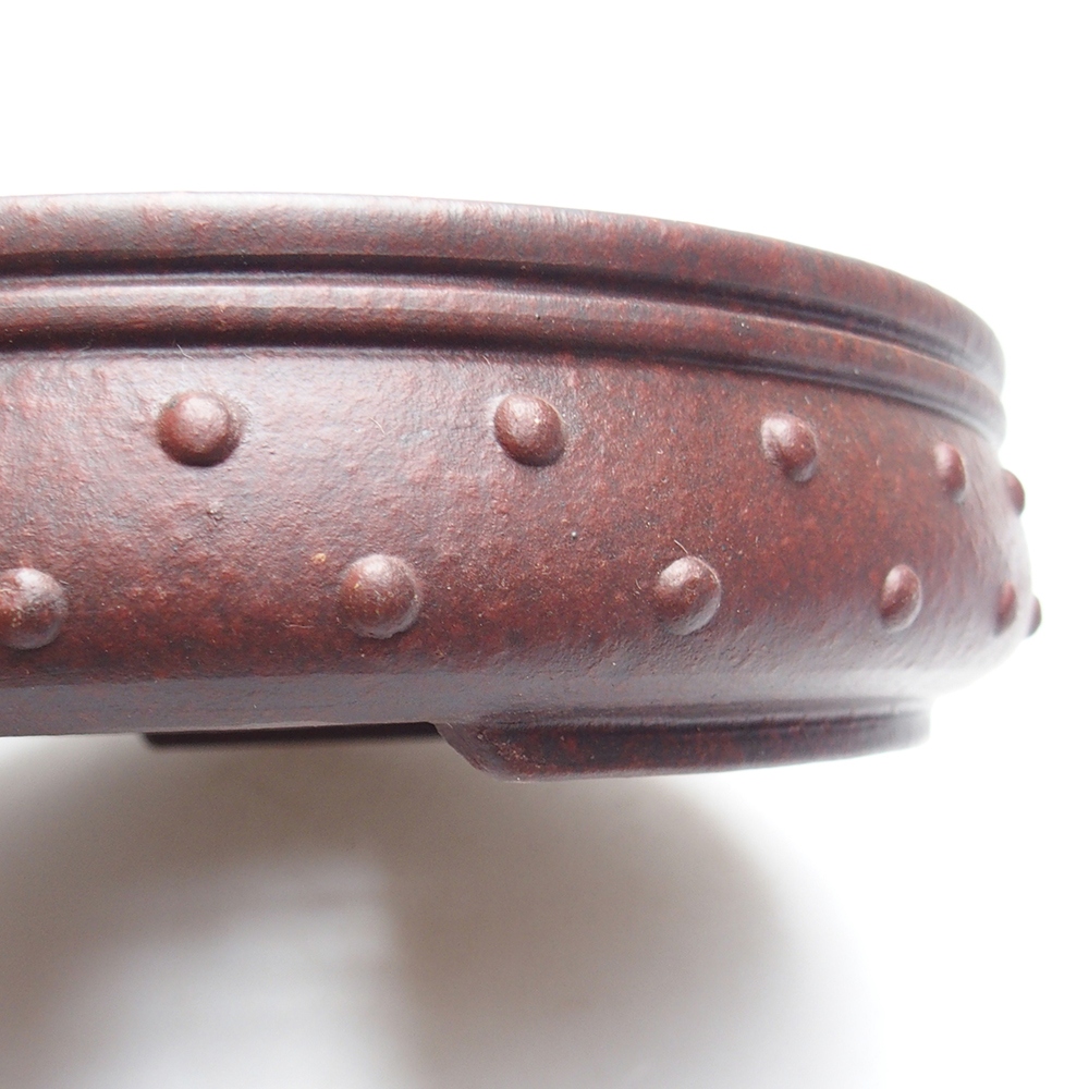 Tál 18 x 18 x 4 cm barna-piros