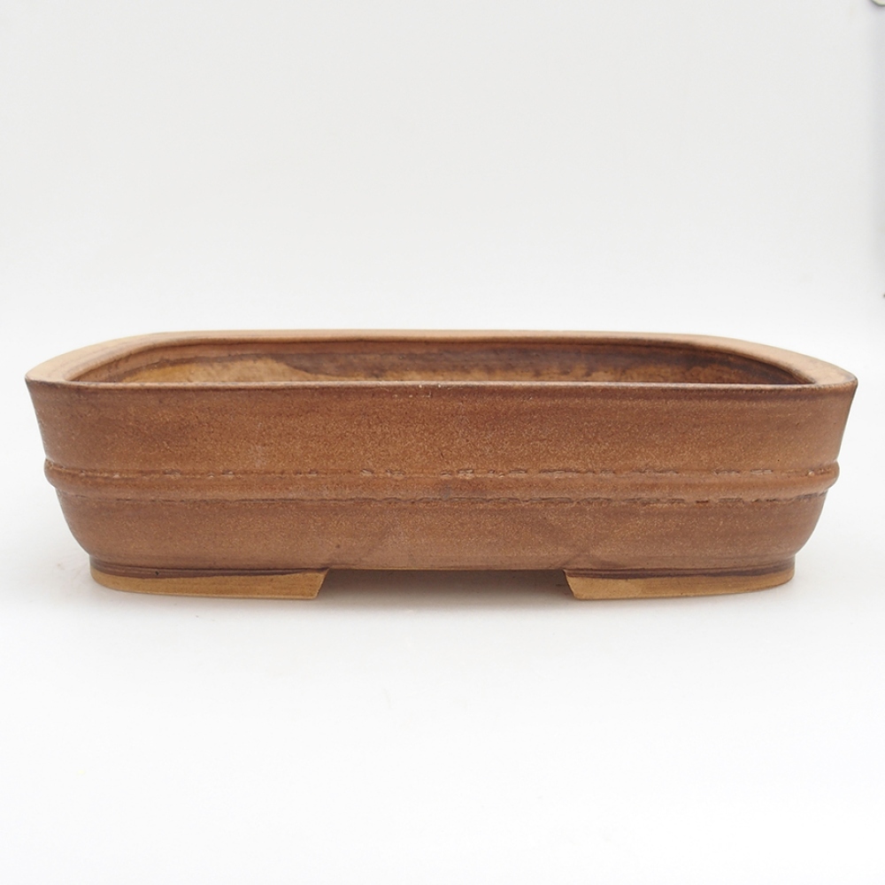 kerámia bonsai tál 29,5 x 25 x 7 cm, rózsaszínű