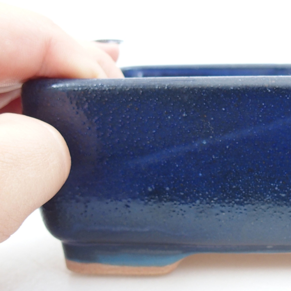 kerámia bonsai tál 22 x 17 x 5 cm, zöld