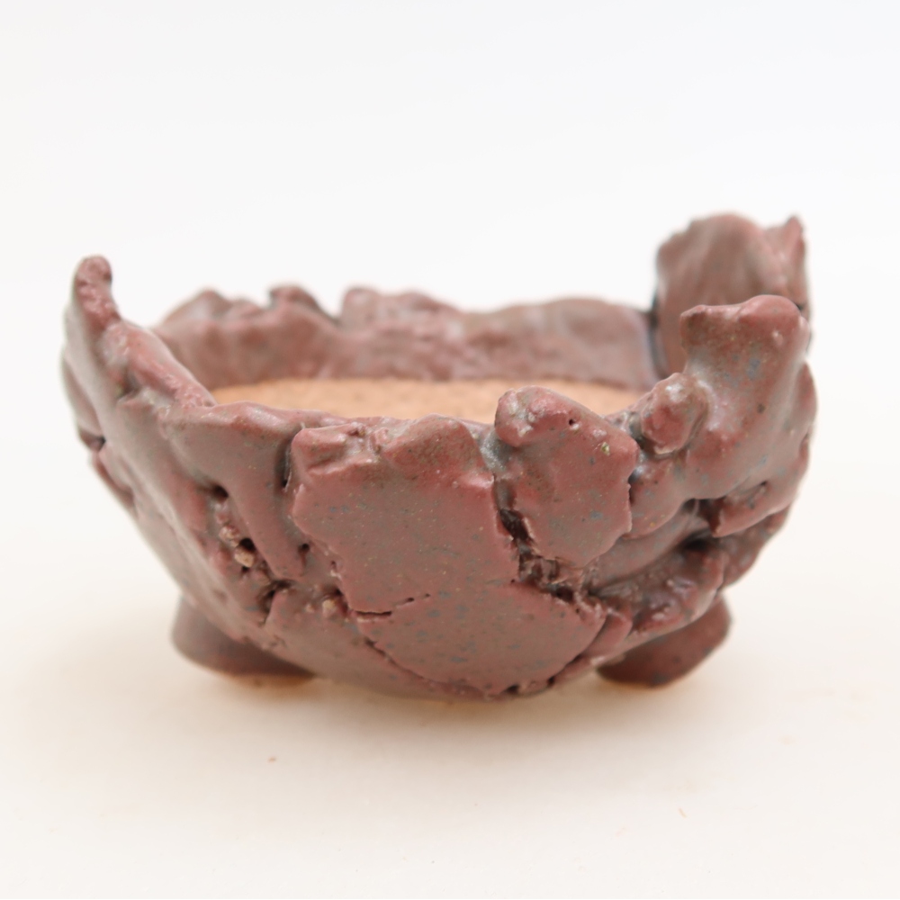 Kerámia tojáshéj  9,5 x 9 x 5 cm, rózsaszín