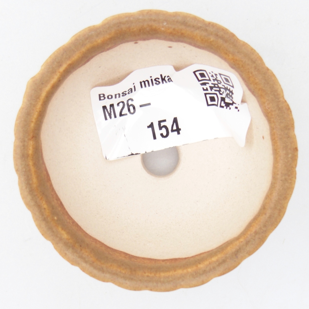 Mini bonsai tál 5,5 x 5,5 x 3 cm, barna