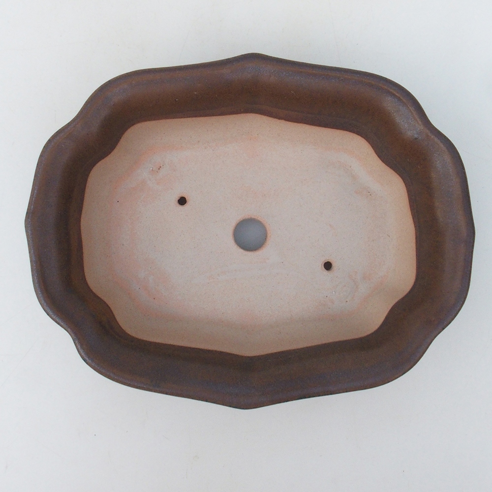 Bonsai tál H51 - 18 x 14 x 5 cm - barna