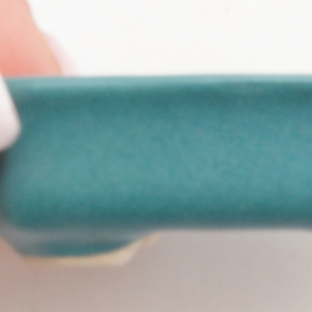 kerámia bonsai tál 6,5 x 5,5 x 4 cm, kék színben