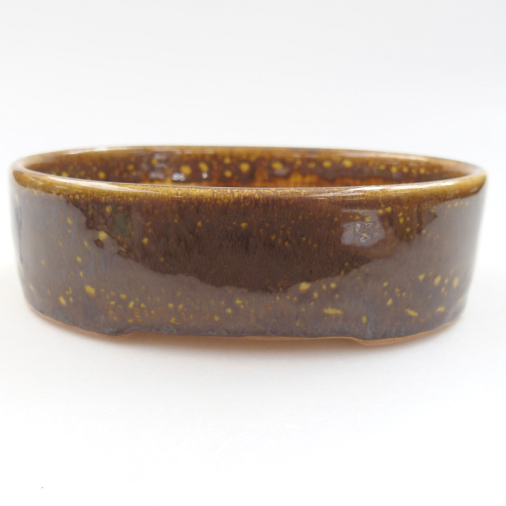 kerámia bonsai tál 22 x 17 x 5 cm, zöld