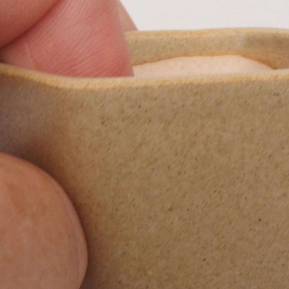 Mini bonsai tál 5 x 5 x 5 cm, barna