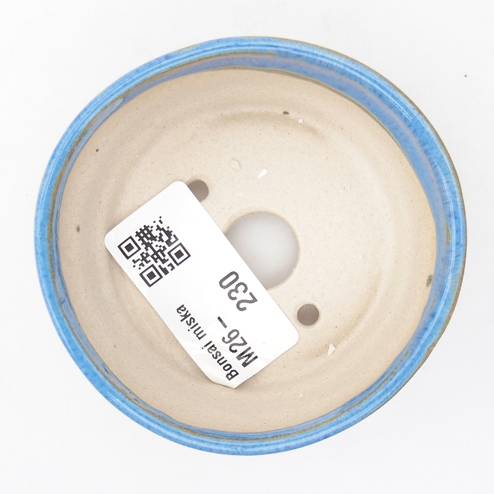 Mini bonsai tál 7 x 7 x 3 cm, kék