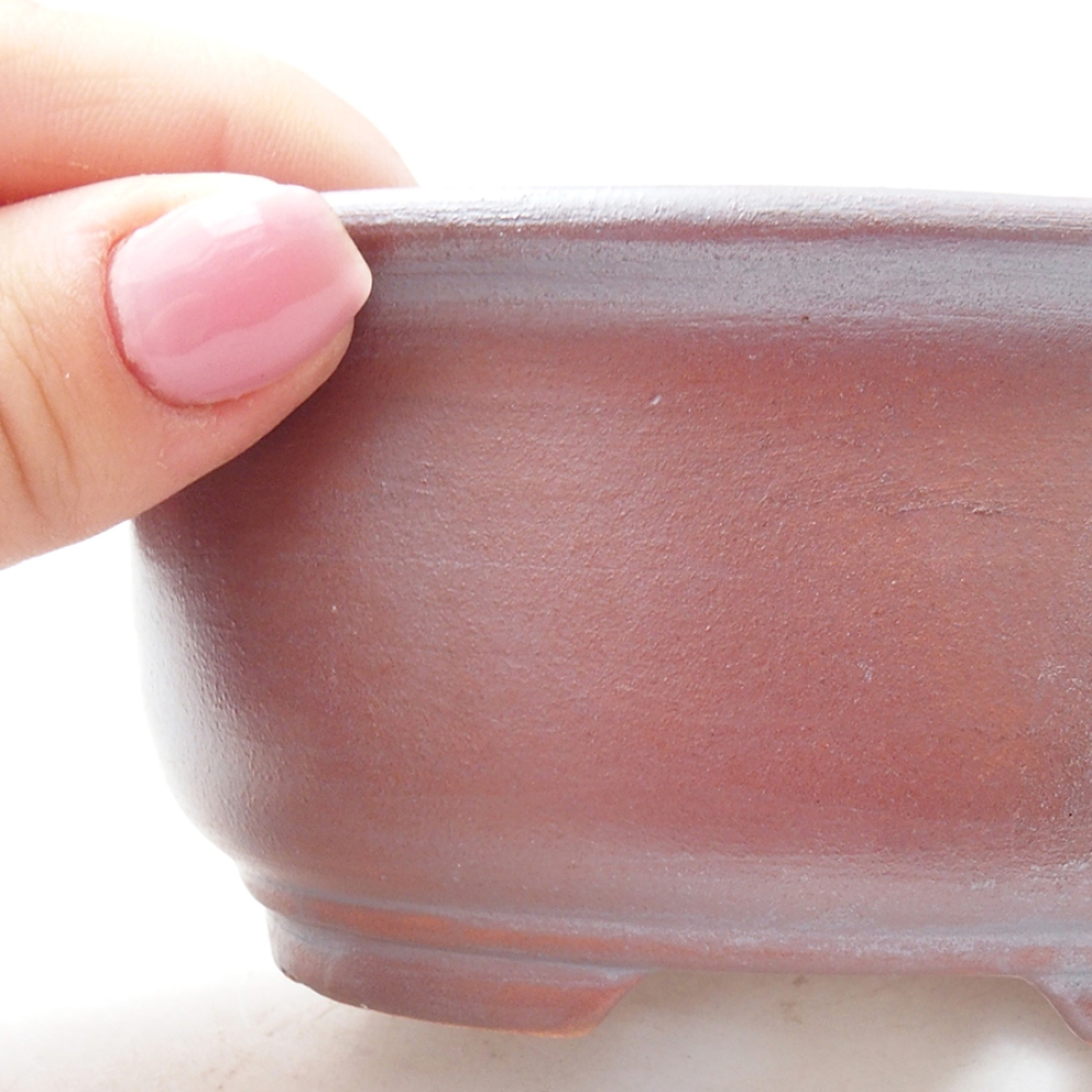 kerámia bonsai tál 12 x 10 x 5,5 cm, barna