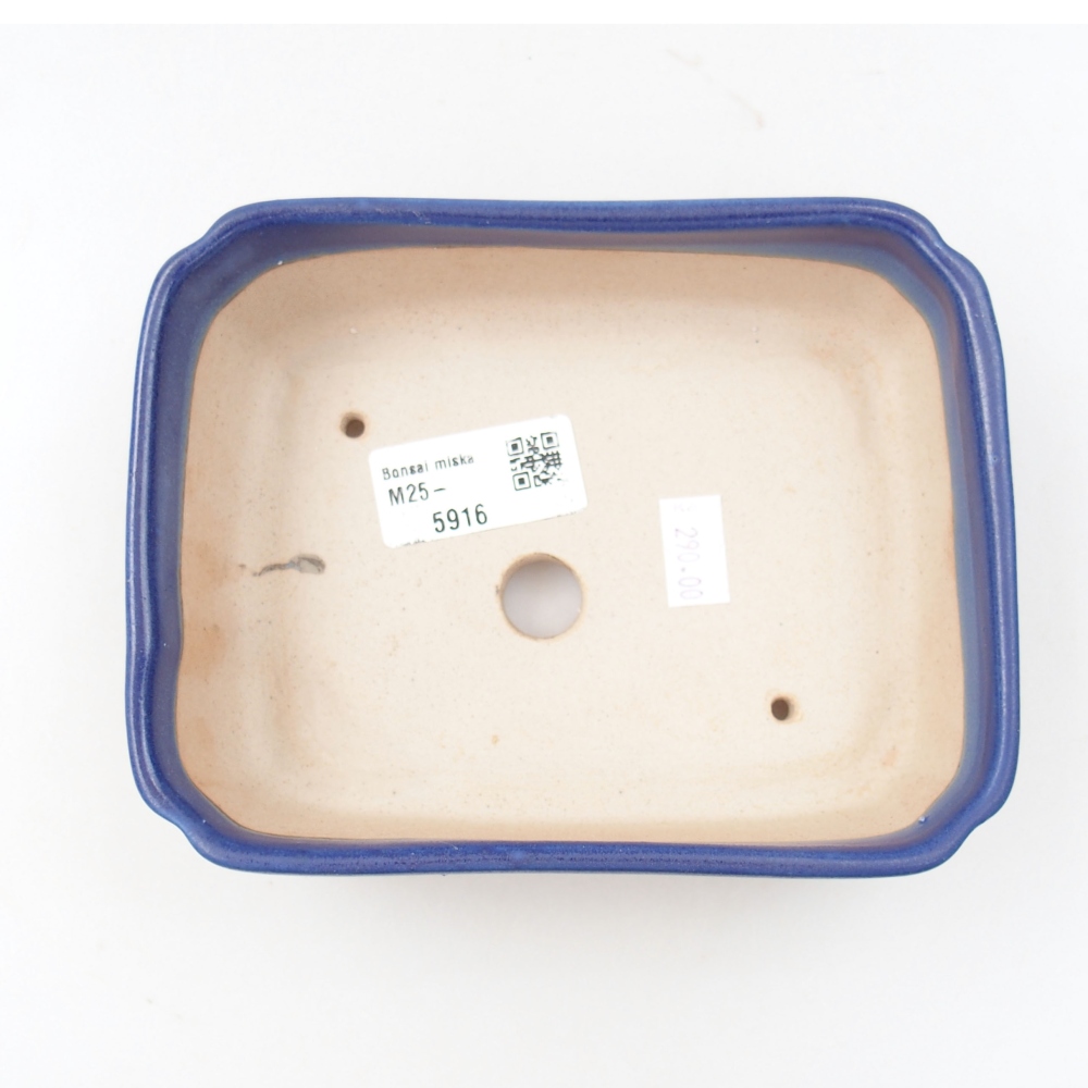 kerámia bonsai tál 22 x 17 x 5 cm, zöld