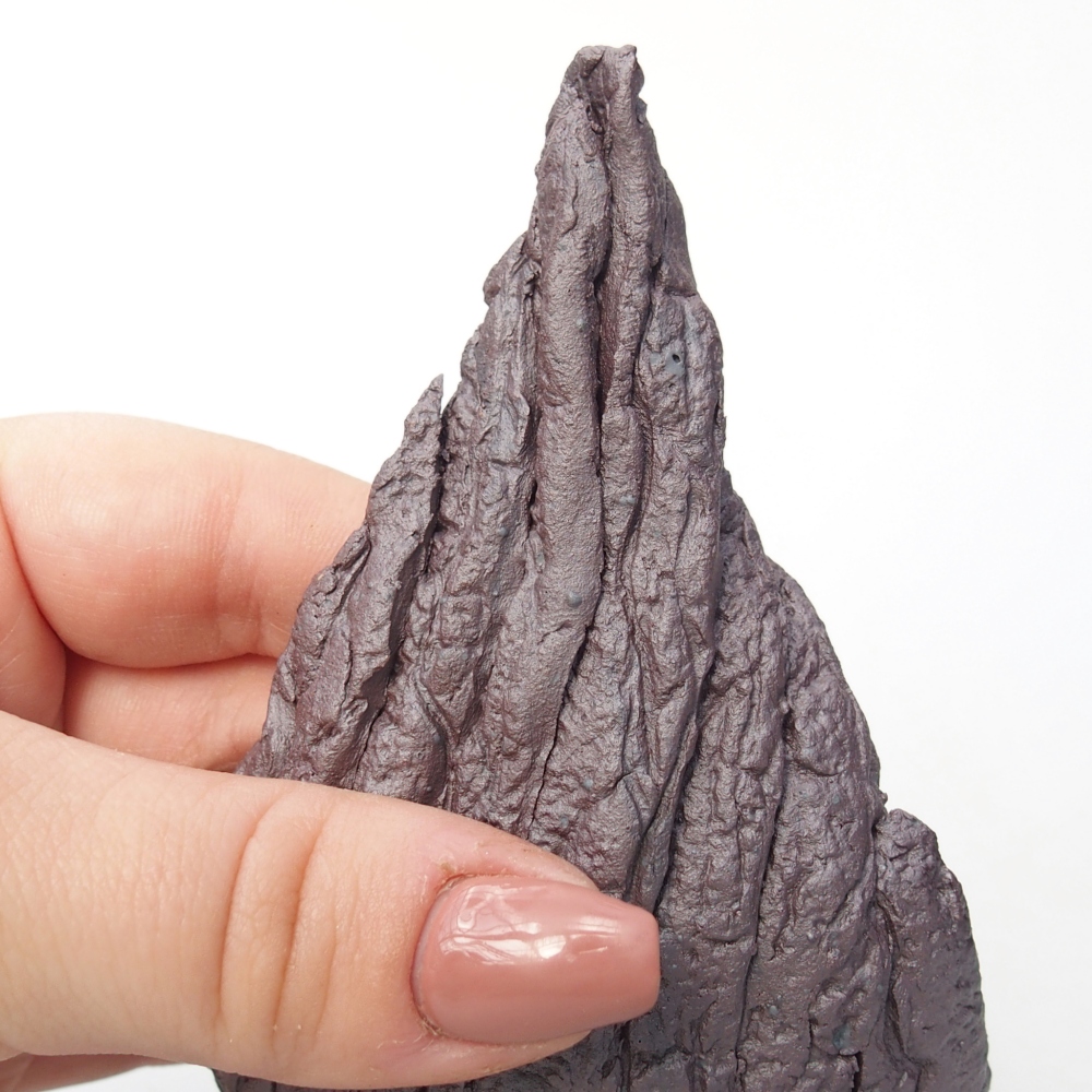 Kerámia kagyló 9,5 x 8 x 11,5 cm , fémes színű