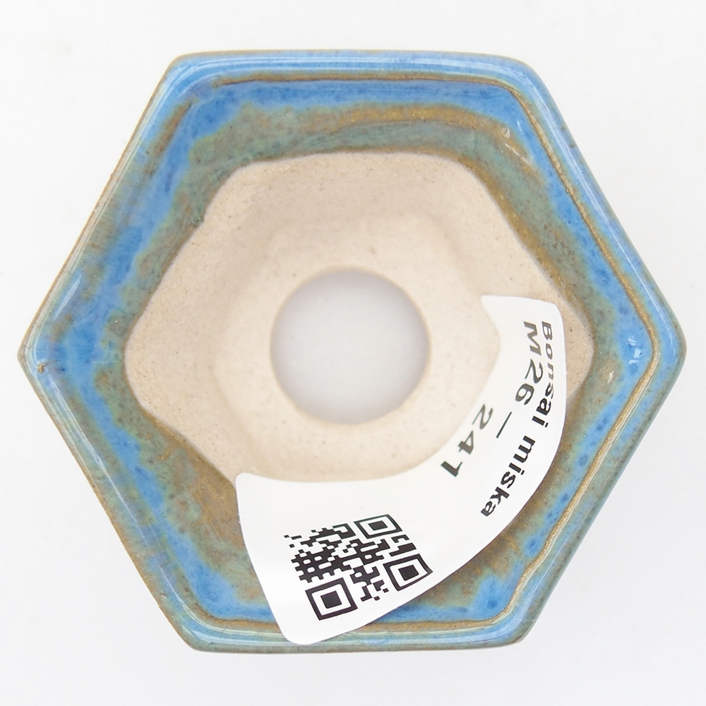 Mini bonsai tál 5,5 x 5 x 3 cm, kék színben