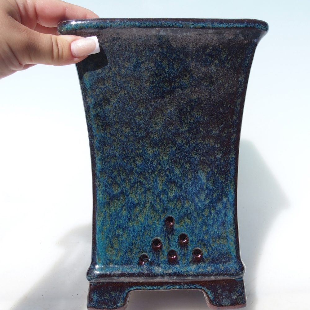 Tál 15 x 15 x 21 cm zöld