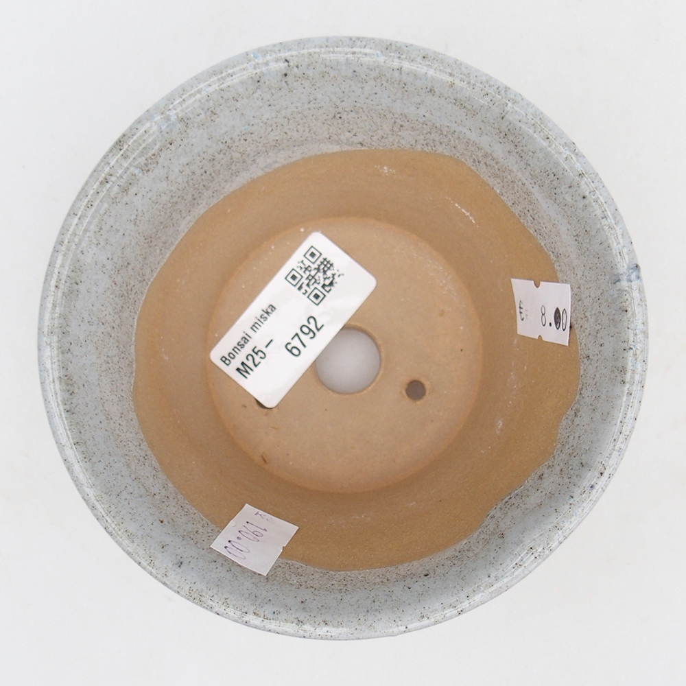 kerámia bonsai tál 11 x 11 x 7 cm, szürke