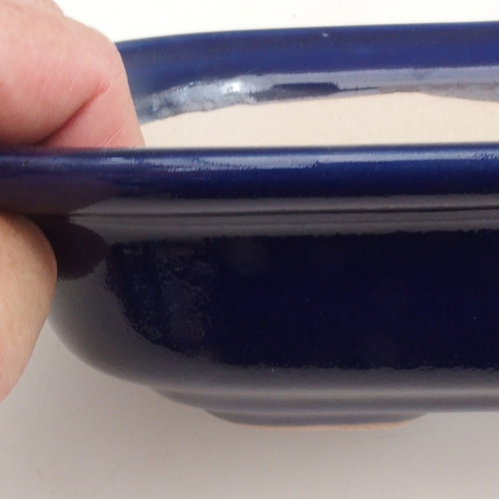 Bonsai tál H25 - 23 x 17 x 5,5 cm. - kék