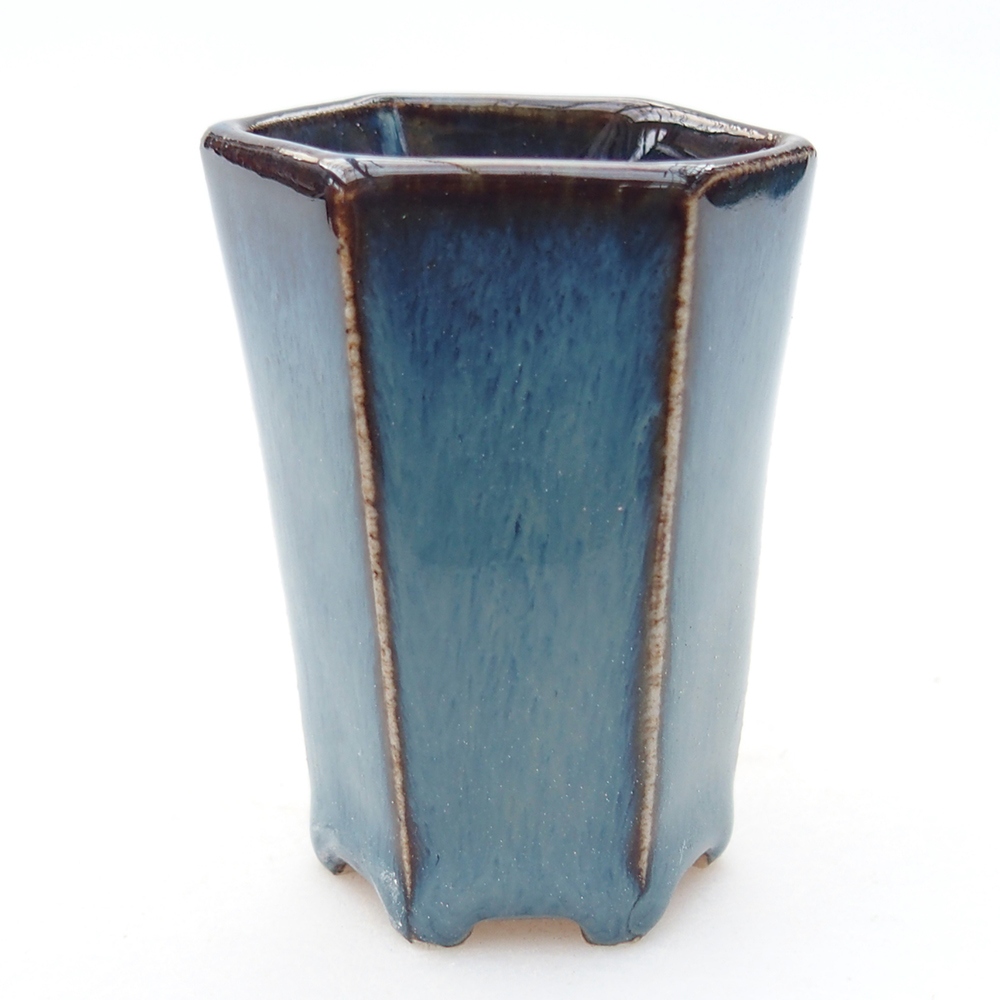 Mini bonsai tál 4 x 3,5 x 5,5 cm, kék színben