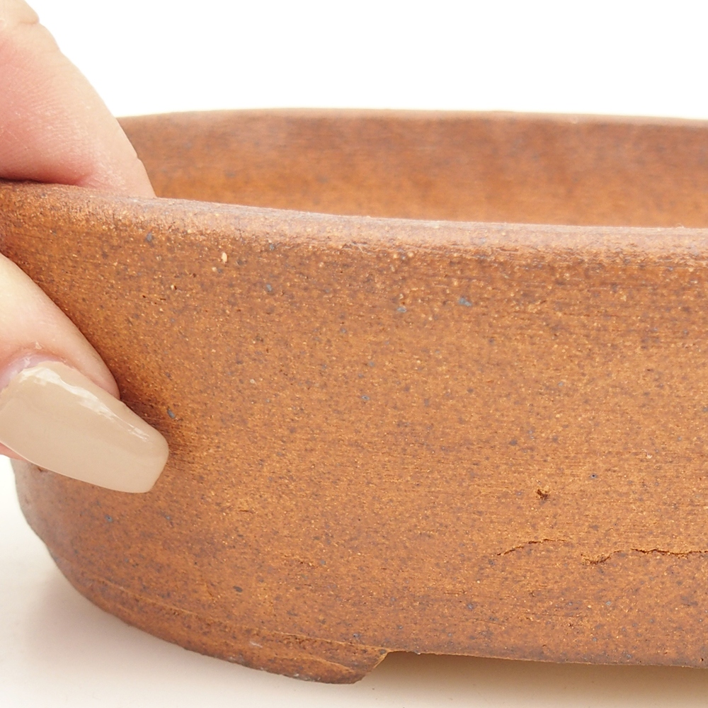 Bonsai tál 20 x 16 x 6 cm , színe barna