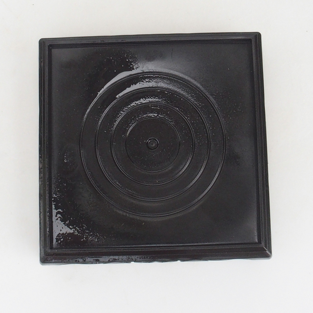 Bonsai asztal műanyag szögletes 12,5 x 12,5 x 4 cm, fekete színben