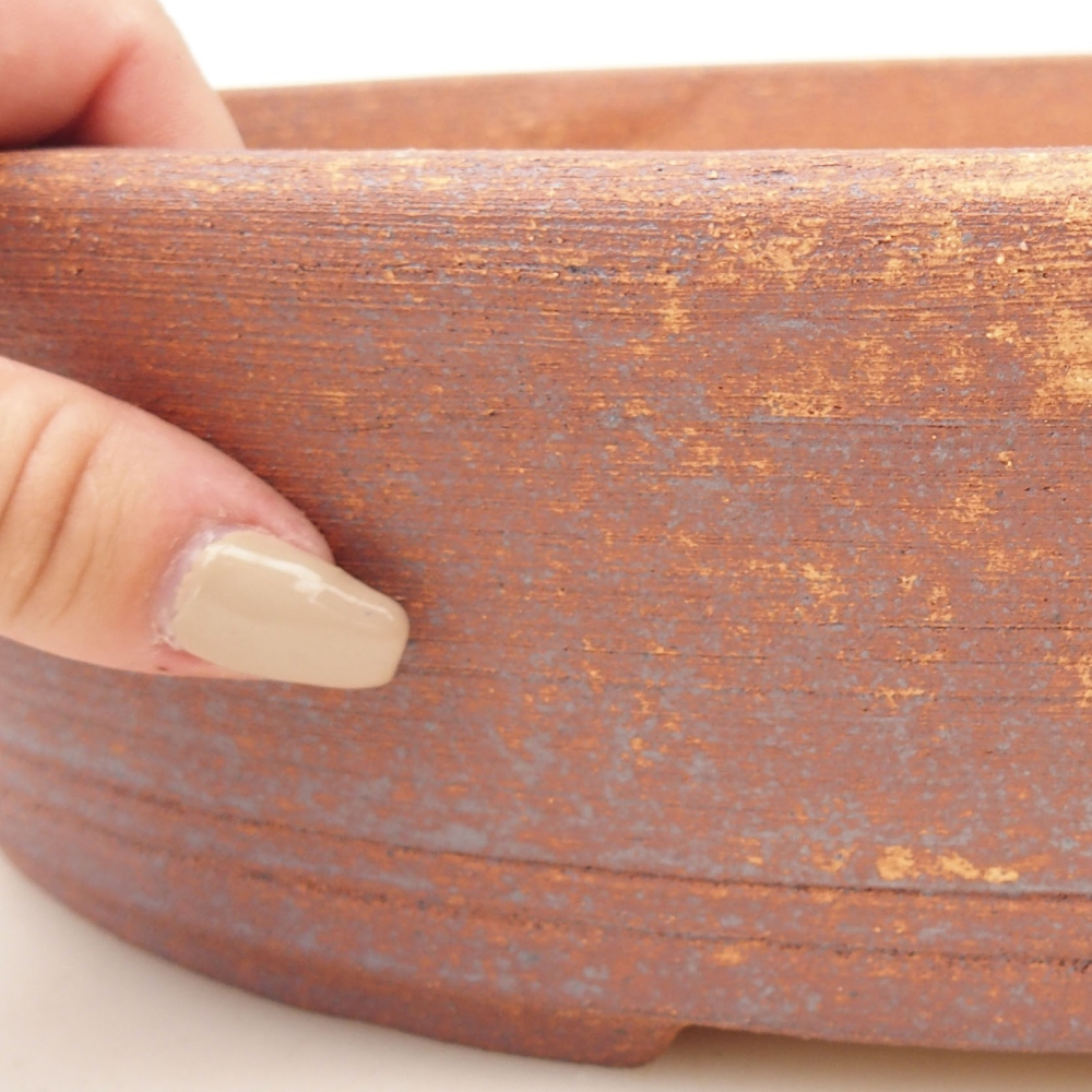 Bonsai tál 32,5 x 25 x 8,5 cm , fém színben