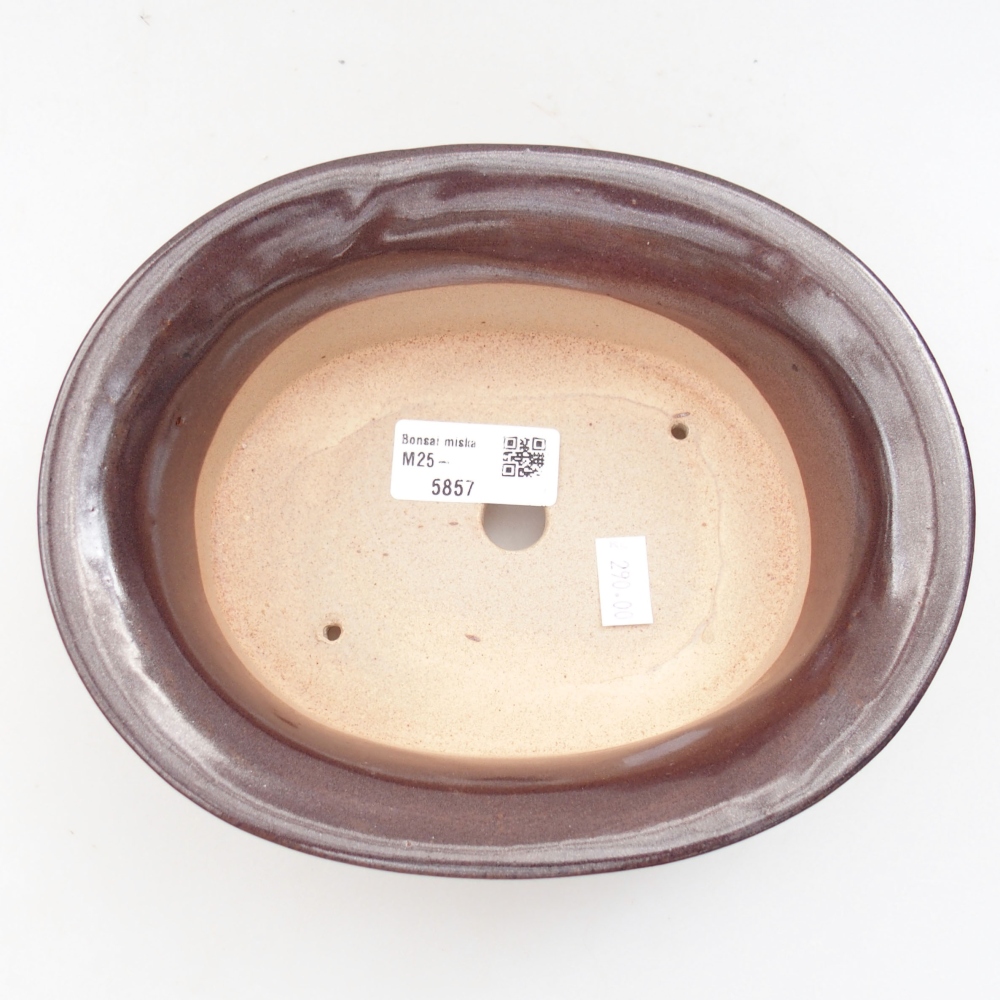 kerámia bonsai tál 22 x 17 x 5 cm, zöld