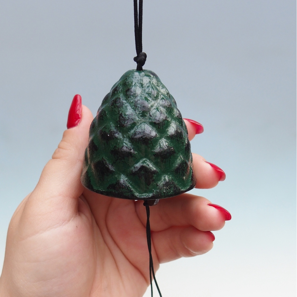 Fém harang, zöld színű