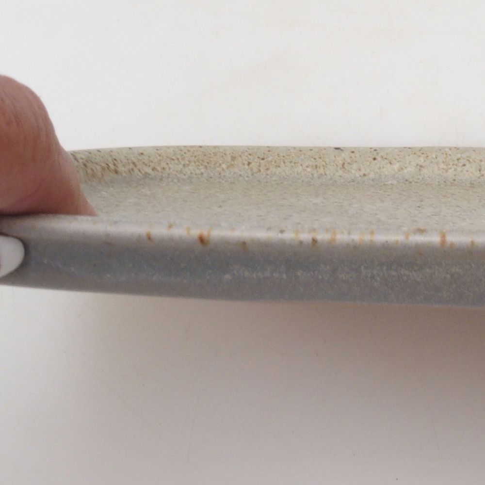 Kerámia tál H08 - 22,5 x 16 x 1 cm - bézs színű