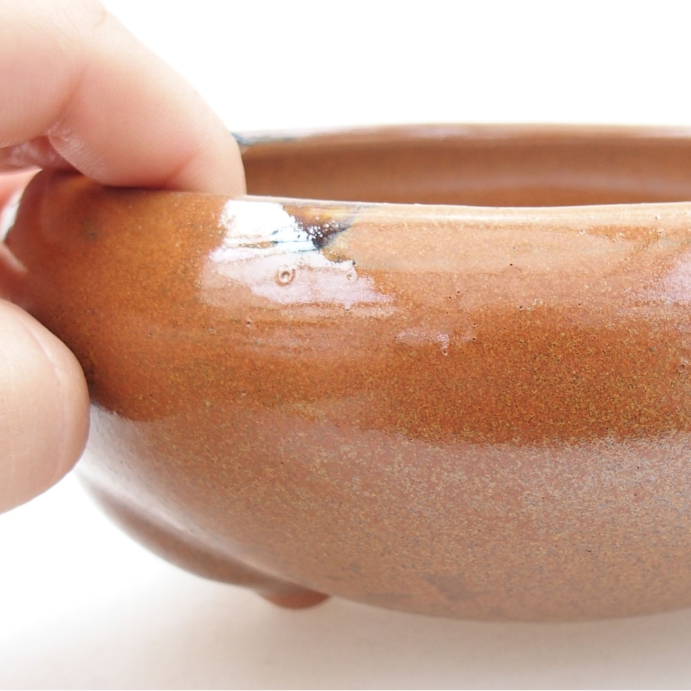 kerámia bonsai tál 22 x 17 x 5 cm, zöld