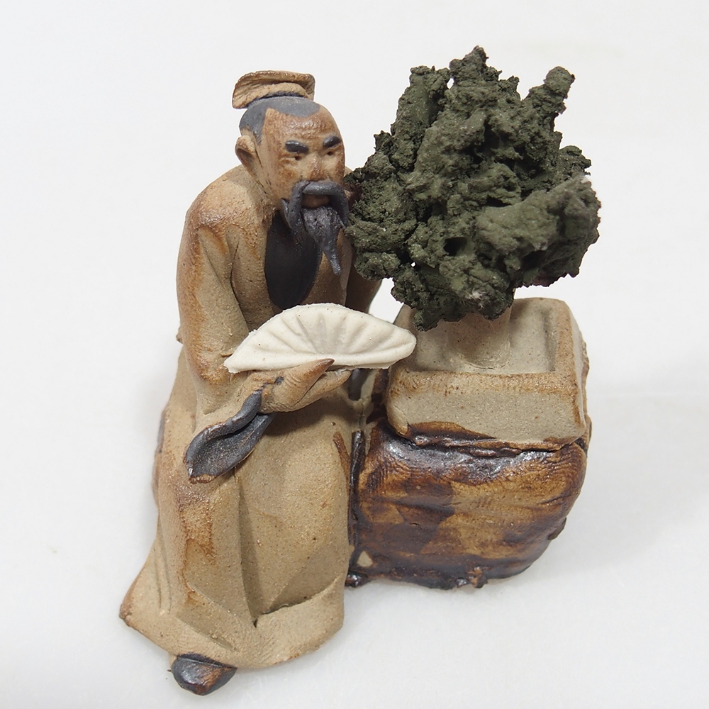 Kerámia figura - Bonsaiista