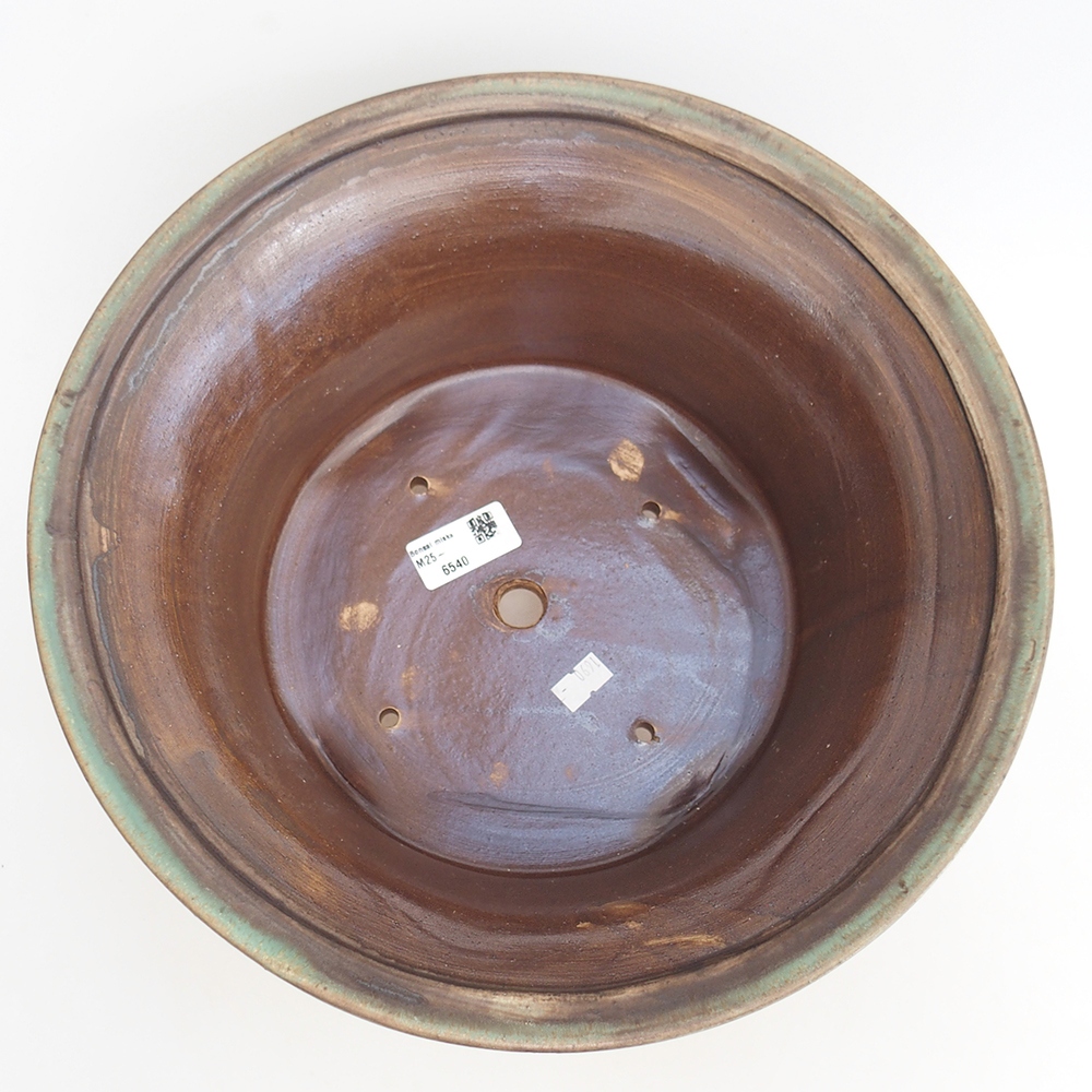 kerámia bonsai tál 32 x 32 x 14 cm, zöld