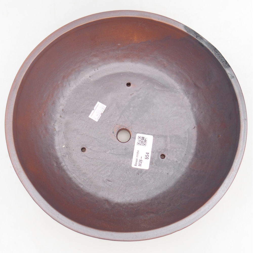 Kerámia bonsai tál 24,5 x 24,5 x 7,5 cm, fém színben