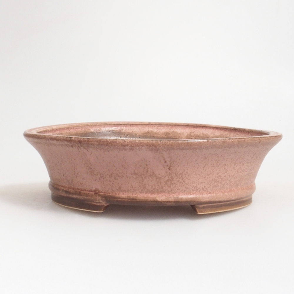 kerámia bonsai tál 10 x 8,5 x 4 cm, barna