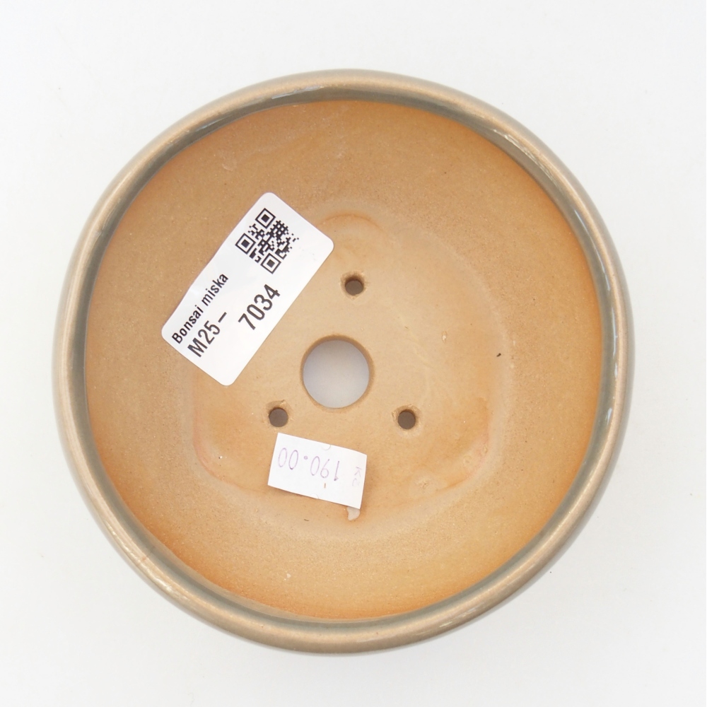 kerámia bonsai tál 10 x 10 x 5 cm, szürke