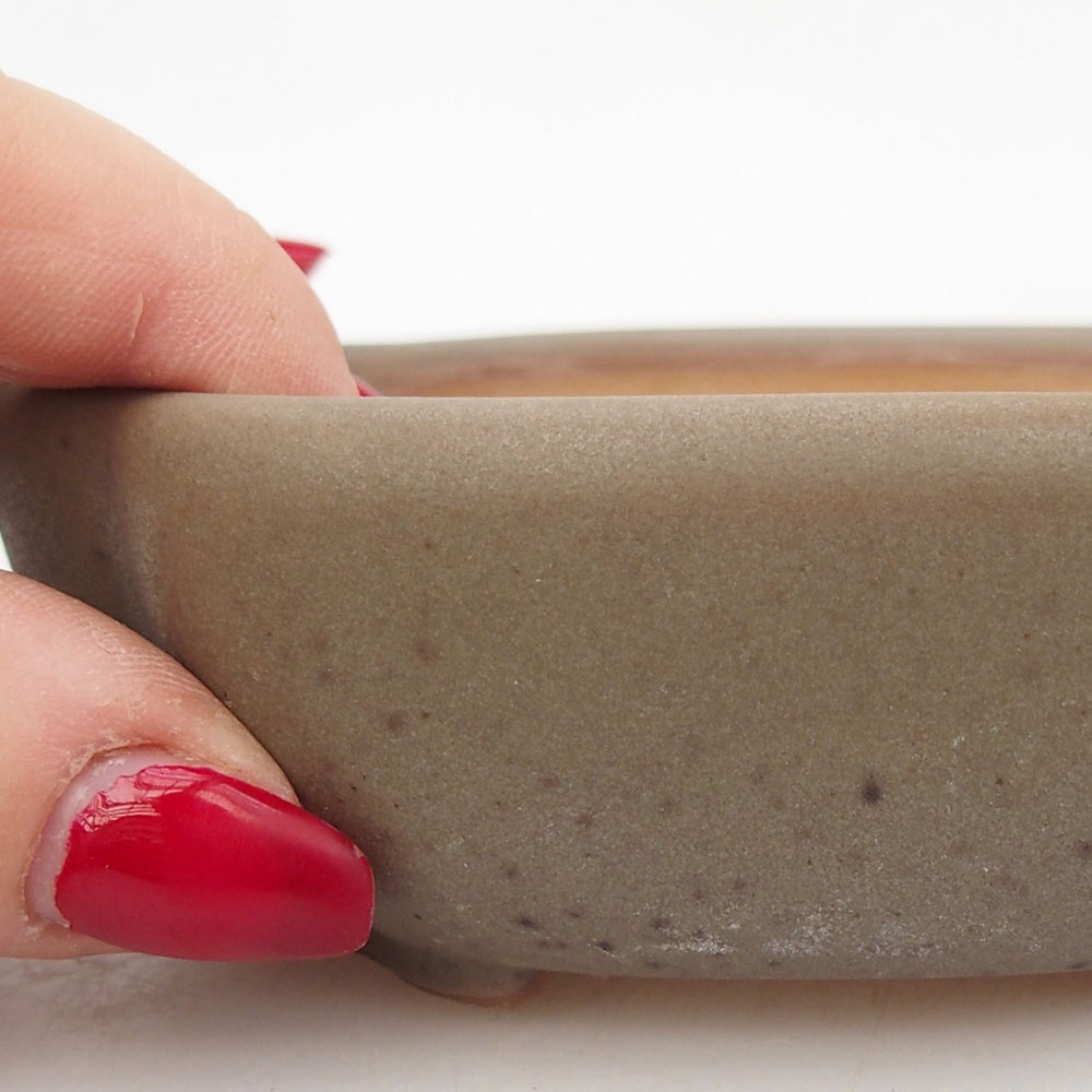 kerámia bonsai tál 125 x 10 x 3 cm, barna