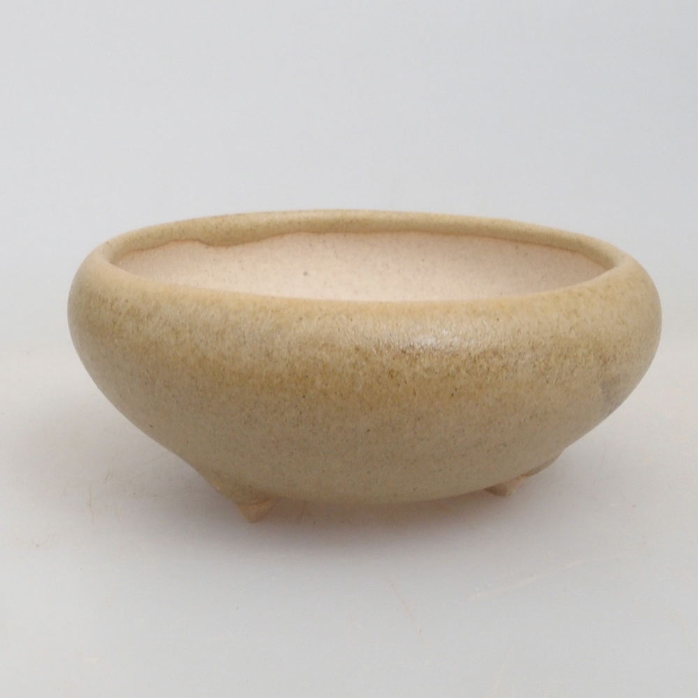 Mini bonsai tál 5 x 5 x 2 cm, barna